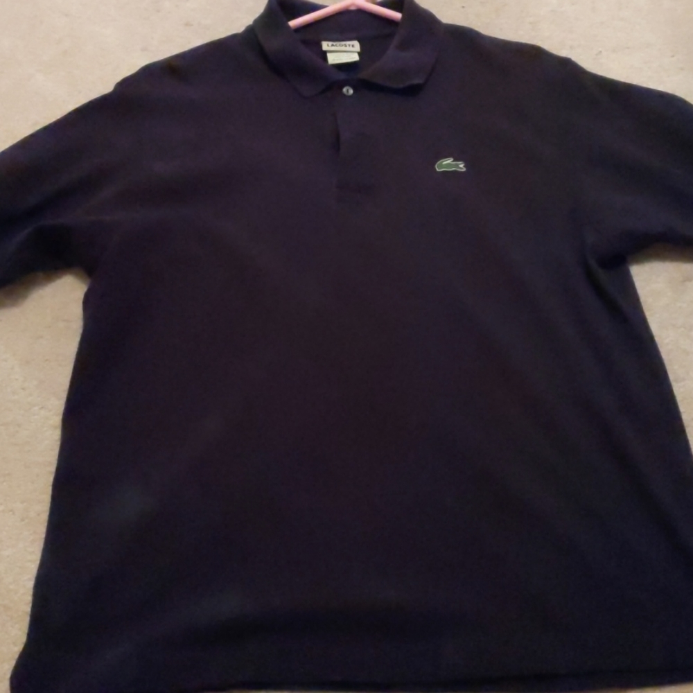 Men's Lacoste Polo Sz 6 Navy